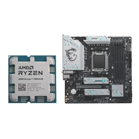 COMBO AMD R7 7800X3D - MSI B650M GAMING PLUS WIFI