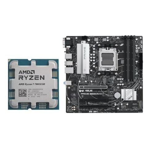  COMBO AMD R7 7800X3D - ASUS Prime B650M-A II DDR5 