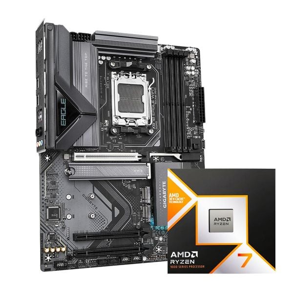  COMBO AMD Ryzen 7 9800X3D - GIGABYTE X870 EAGLE WIFI 7 