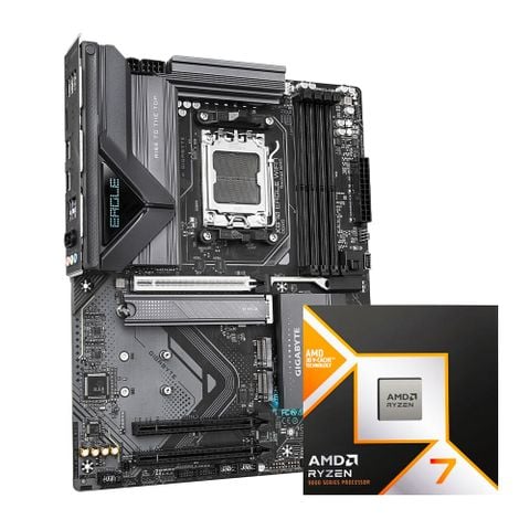 COMBO AMD Ryzen 7 9800X3D - GIGABYTE X870 EAGLE WIFI 7