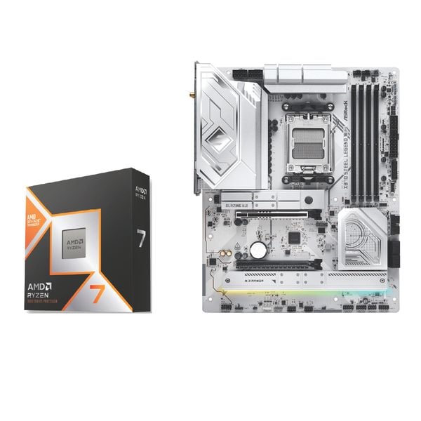  COMBO AMD | ASROCK X870 STEEL LEGEND WIFI - R7 9800X3D 