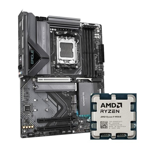  COMBO AMD Ryzen 9 9950X - GIGABYTE X870 EAGLE WIFI 7 