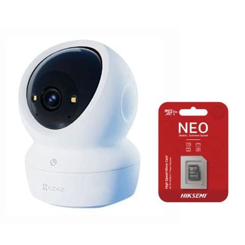 Combo Camera EZVIZ H6C G1 8MP + thẻ nhớ 64GB