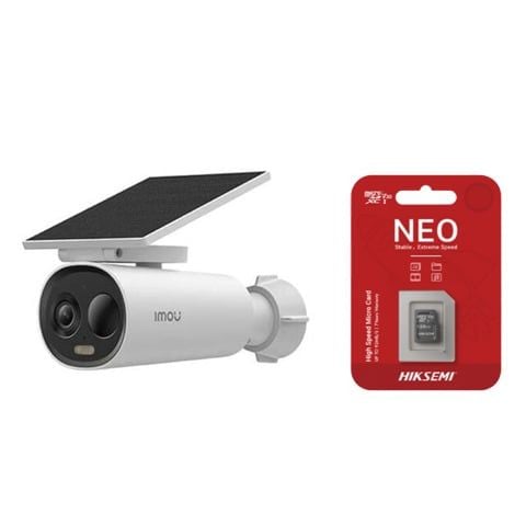 Combo Camera Ngoài trời IMOU IPC-K9DCP-3T0WE-V2 + thẻ nhớ 64GB