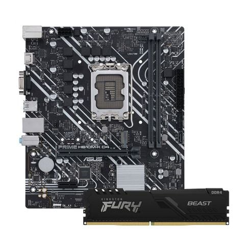 COMBO RAM 8GB Kingston - Main H610M Asus MK