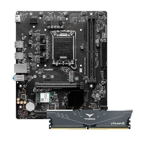 COMBO RAM 8GB Team Vulcan - Main H610M-S WF MSI