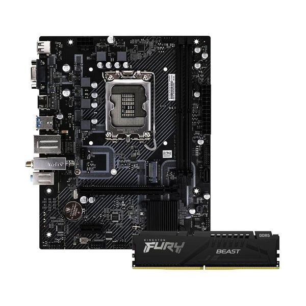  COMBO RAM 5 16GKINGSTON - MAIN H610 WF CLF 