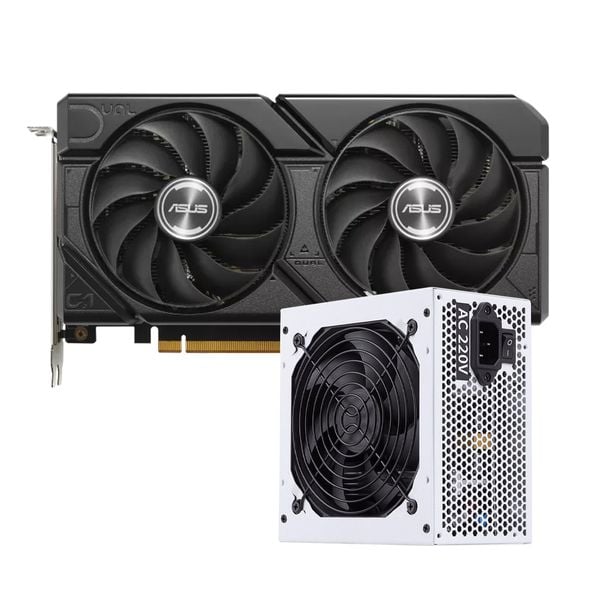  COMBO VGA RX7600 ASUS - NGUỒN SGT 650W WHITE 