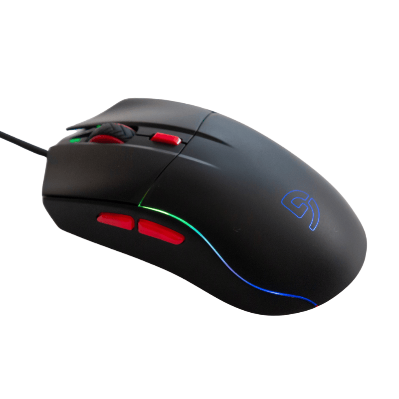Chuột gaming Fuhlen G60S Pro | Cảm biến PixArt 3519, Switch Huano 50M, RGB, Đen Đỏ