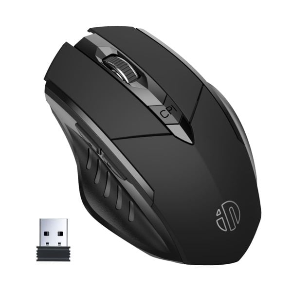  Chuột văn phòng INPHIC F1S Chính Hãng | Wireless, 2400 DPI, 95g, Đen 