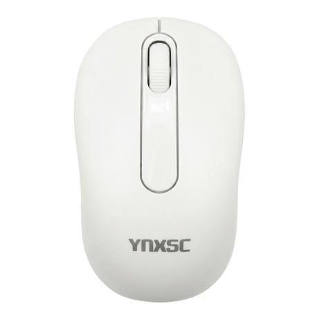  Chuột Gaming Ynxsc W108G White | Không dây 2.4G, 1600 DPI, Ergonomic, Trắng 