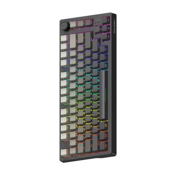  Bàn Phím Cơ Không Dây Dare-U EK75 Pro Dream Aqua (Triple Mode / Gasket Mount / RGB) Dream (Linear) Switch 
