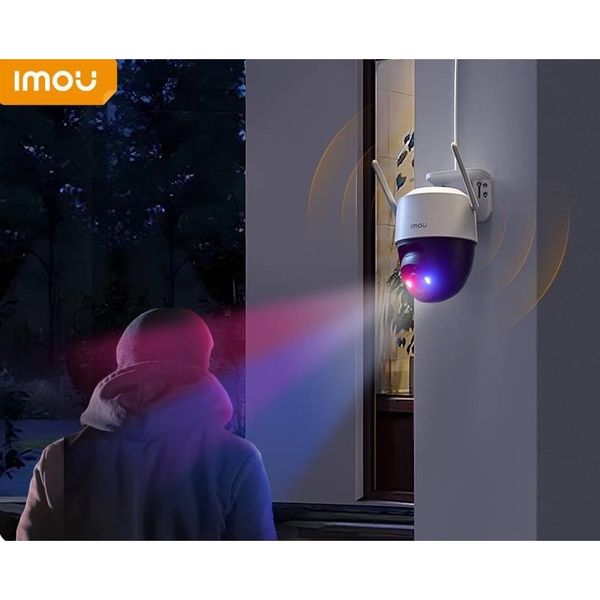  Camera WiFi ngoài trời iMOU Cruiser SC IPC-K7FP-3H0WE | 3MP 2K, Quay quét 355°, WiFi 6, AI 