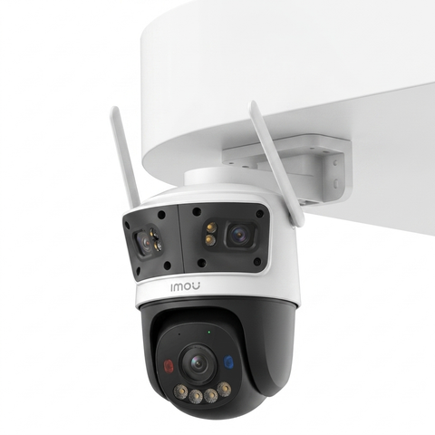 Camera WiFi ngoài trời IMOU Cruiser Triple 11MP IPC-S7UP-11M0WED | 3 Ống kính, Quay quét 360°, WiFi 6, IP66