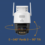  Camera WiFi ngoài trời IMOU Cruiser TITAN PRO 6MP 3K+ IPC-U7LP-6V0NEP | AI, WiFi 6, Quay quét 340° 