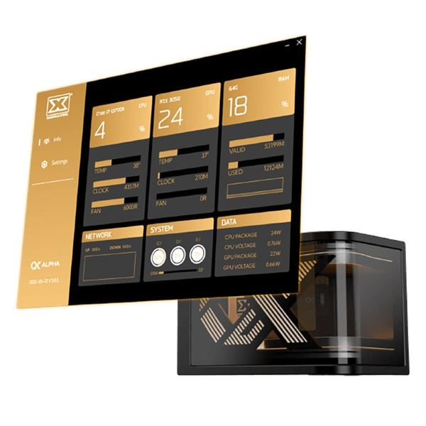  Tản nhiệt nước Xigmatek Alpha Connect Ultra 360 | ARGB, Đen 