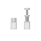  Thanh đỡ VGA Coolmoon Hifrost H5 Short Silver | Đế nam châm (Chiều Cao 28mm - 50mm) 