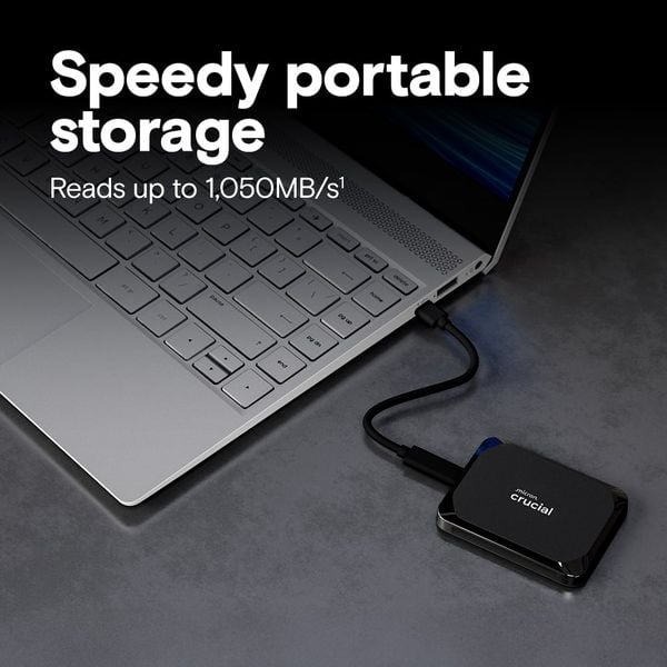  Ổ cứng SSD di động Transcend Portable X9 1TB | USB 3.2 Gen 2, External Portable (CT1000X9SSD9) 
