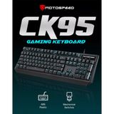  Bàn phím cơ gaming Motospeed CK95 | Có dây, 104 phím, LED, Brown Switch, Đen 