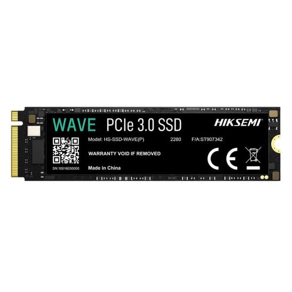  Ổ cứng SSD Hiksemi 1024GB NVMe PCIe 3.0 (HS-SSD-WAVE(P)-1024G) | PCIe Gen3 x4 NVMe, M.2 2280 