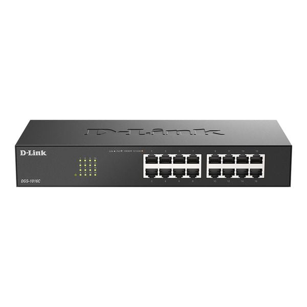  Switch D-Link 16Port DGS 1016C 10/100/1000 vỏ kim loại 