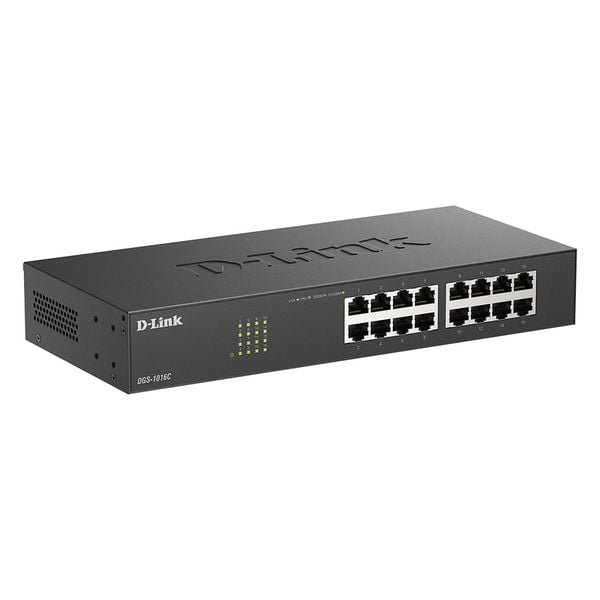  Switch D-Link 16Port DGS 1016C 10/100/1000 vỏ kim loại 