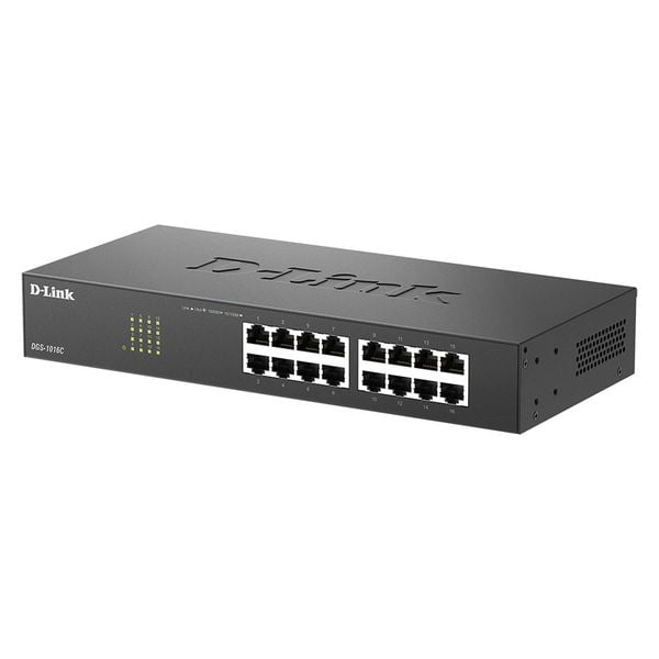  Switch D-Link 16Port DGS 1016C 10/100/1000 vỏ kim loại 