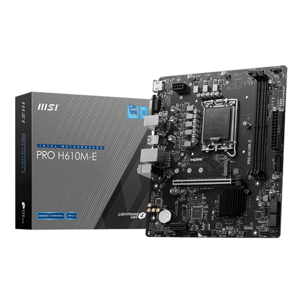  [Cũ] Mainboard D5 Msi H610M-E Pro DDR5 | BH 3T STAR 
