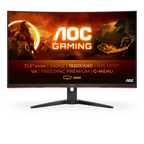  [Cũ] Màn hình Aoc 32" C32G2Ze Cong, 240Hz | BH 3T STAR 