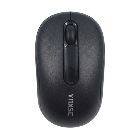 Chuột Gaming Ynxsc W108G Black | Không dây 2.4GHz, 1600 DPI, Ergonomic, Đen