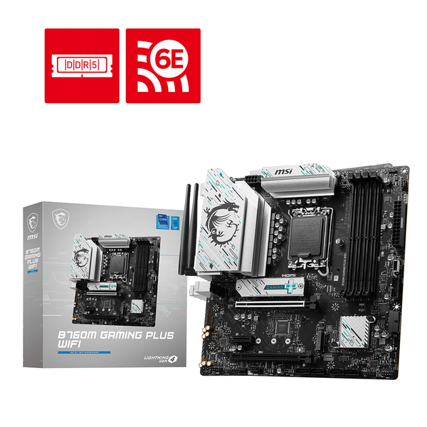  [Cũ] Mainboard Ddr5 Msi B760M Gaming Plus Wifi | BH 3T STAR 