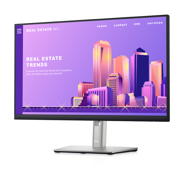  [Cũ] Màn hình Dell P2422H (2B.8" / Fhd / Ips / 60Hz / 8Ms / 250Nits / Hdmi+Dp+Card màn hình+Usb / Phẳng) | BH 3T STAR 