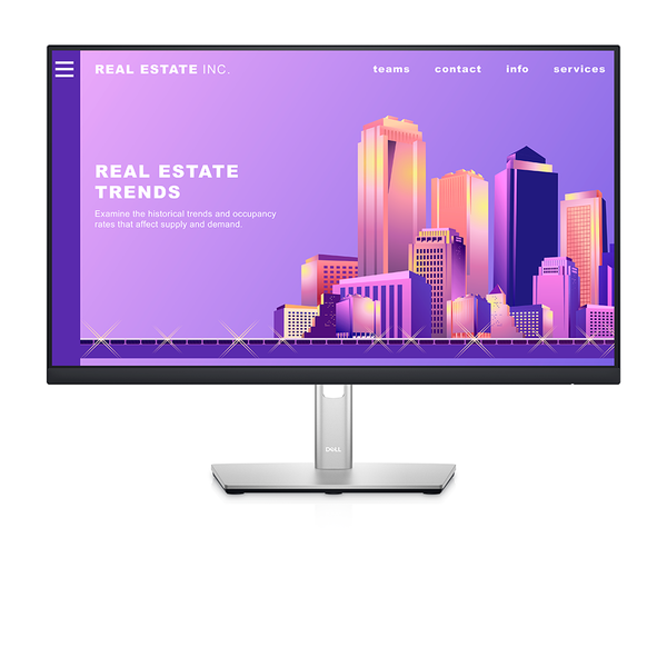  [Cũ] Màn hình Dell P2422H (2B.8" / Fhd / Ips / 60Hz / 8Ms / 250Nits / Hdmi+Dp+Card màn hình+Usb / Phẳng) | BH 3T STAR 
