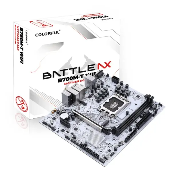  Mainboard Colorful Battle-AX B760M-T V20 Wifi DDR4 | LGA 1700, mATX, 2 khe RAM 