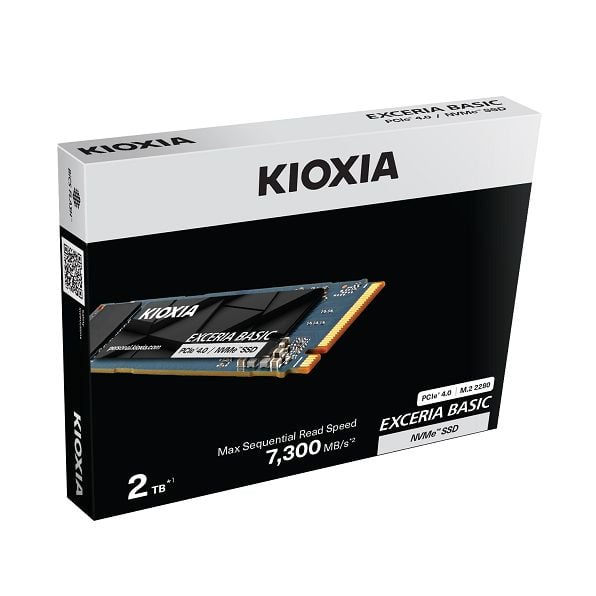  Ổ cứng SSD Kioxia Exceria Basic 1TB | PCIe Gen4 x4 NVMe, M.2 Type 2280-S3-M (LSF10Z001TG8) 