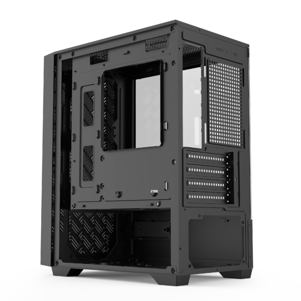  Thùng máy Magic GM-03 Mesh (Chưa kèm Fan) | M-ATX, Mini-ITX, Mặt lưới, Đen 
