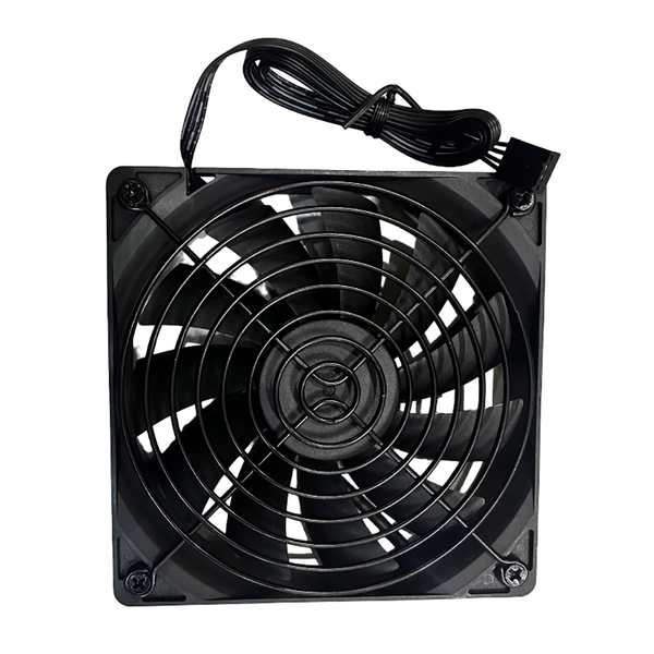  Quạt tản nhiệt PC OEM A1225L 12S | 120mm, Không LED, Hiệu năng cao, Khung lưới bảo vệ, 4Pin PWM, Đen 