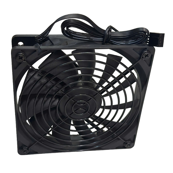  Quạt tản nhiệt PC OEM A1225L 12S | 120mm, Không LED, Hiệu năng cao, Khung lưới bảo vệ, 4Pin PWM, Đen 
