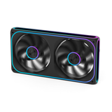  Quạt tản nhiệt PC Centaur Gustcen CG-240 ARGB (Sync Main) | Gió Ngược, Kit 2 Fan 120mm, 2200 RPM, 110 CFM, Đen 