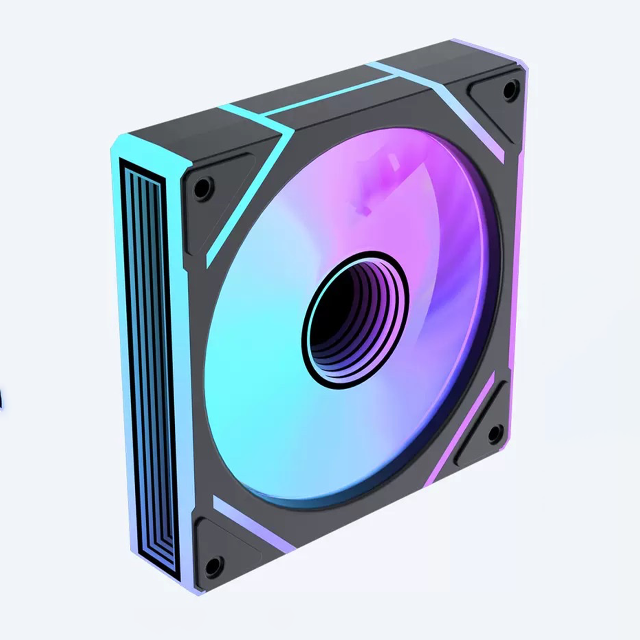 Quạt tản nhiệt PC Centaur CT-9191 ARGB (Sync Main) | Gió Ngược ,120mm, 1800 RPM, HDB, Đen