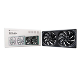  Quạt tản nhiệt PC Jungle Leopard TF240 ARGB (Sync Main) (Gió Thuận) | PWM, 800–1600 RPM, HDB, Đen 