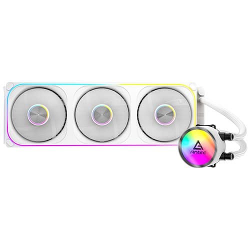 Tản nhiệt nước Antec OMNI Matrix 360 ARGB (UPC 0761345400992) | Radiator 360mm, PWM Fan, Addressable RGB, Trắng 