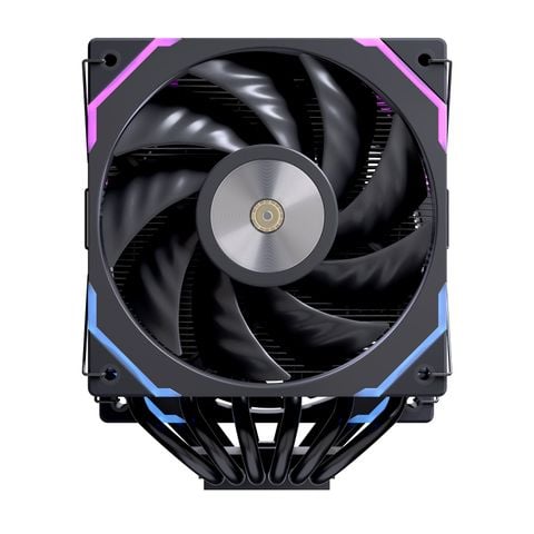 Tản Nhiệt khí EINAREX Glide G300 ARGB Digital | Dual Tower, 6 Heatpipe Đồng, LCD Monitoring, 120mm PWM