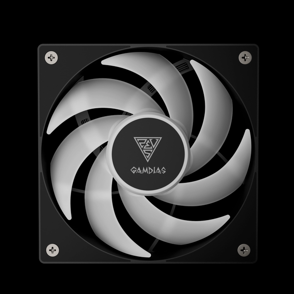  Tản nhiệt nước Gamdias CHIONE P5-360 PRO | 360mm, 3 Fan 120mm, PWM, Đen 