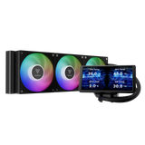  Tản nhiệt nước Gamdias CHIONE P5-360 PRO | 360mm, 3 Fan 120mm, PWM, Đen 