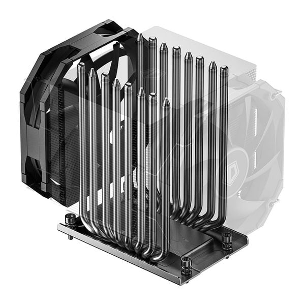  Tản nhiệt khí ID-COOLING A8-SP3 Chuyên Dụng WS, AI System | TDP 320W, Dual Fan 120mm PWM, AMD SP3/sTR5/SP6, Đen 