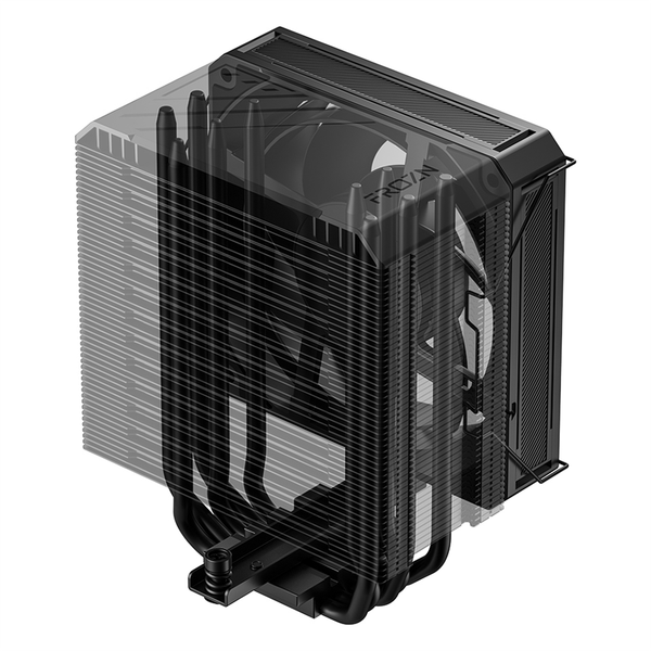  Tản nhiệt khí ID-COOLING FROZN A510 Turbo | 1 Fan 120mm PWM, TDP 240W, 5 ống đồng Direct Touch, Đen 