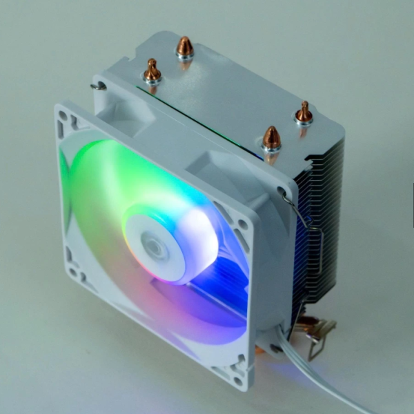  Tản nhiệt khí Jungle Leopard A220 Trắng | Fan 92mm, LED RGB Fixed 