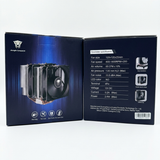  Tản nhiệt khí Leopard G6 Dual Fan (2 Tháp) | 6 Ống Đồng, 2 Quạt 120mm, PWM 4Pin, Đen 