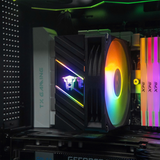  Tản nhiệt khí CPU Jungle Leopard K400 AMD (Only AMD AM2,3,4) RGB Black | 4 Ống đồng, 120mm 